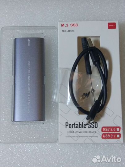 Переходник с SSD M.2 Ngff SATA Nvme на USB3.1