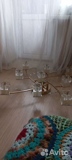 Люстра потолочная светодиодная с пультом