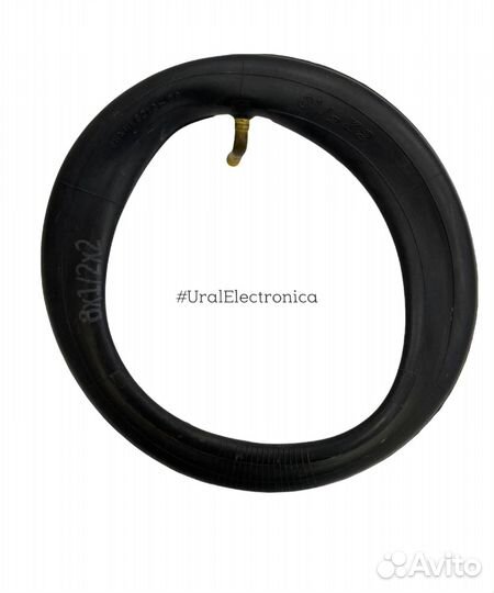 Камера 8 1/2х2 загнутый ниппель для самокатов