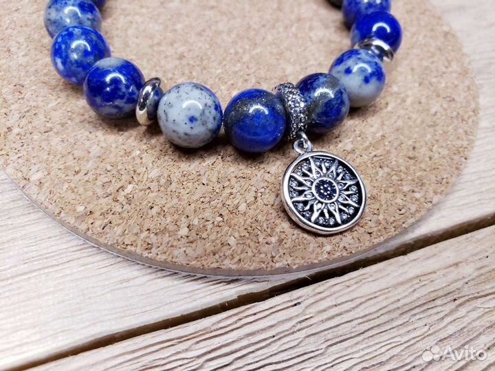 Браслет из натурального лазурита