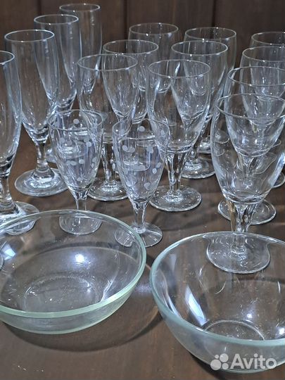 Фужеры, бокалы, посуда