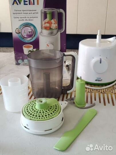 Пароварка блендер philips avent 2 в 1