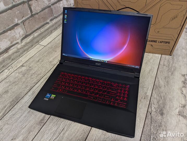 Игровой MSI 17.3”/i7-12650H/RTX 3050/512/16