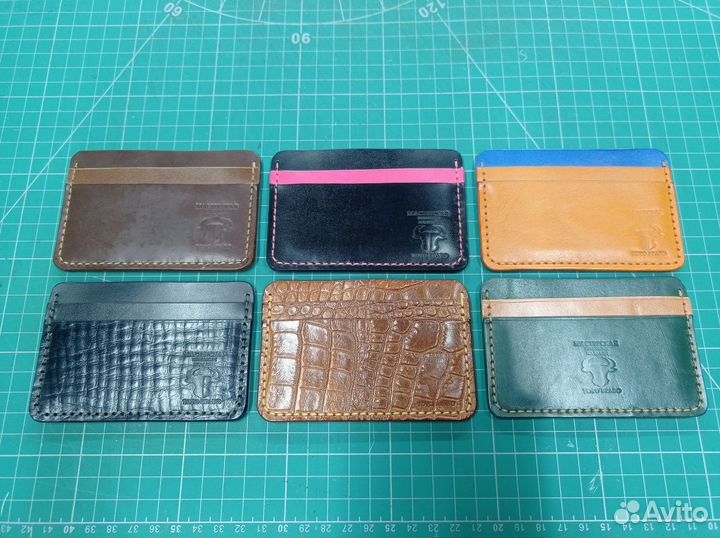 Картхолдер Кожа Ручнной шов