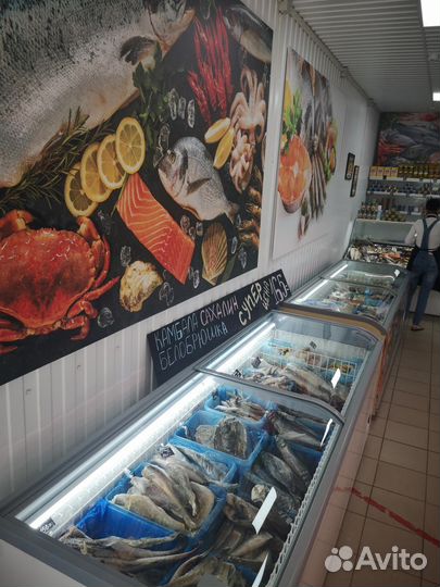 Рыбный магазин на рынке. Готовый бизнес