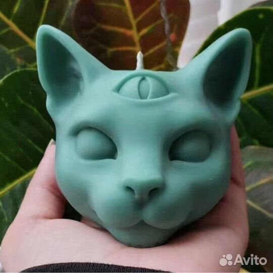 Молд «Кот» для свечей