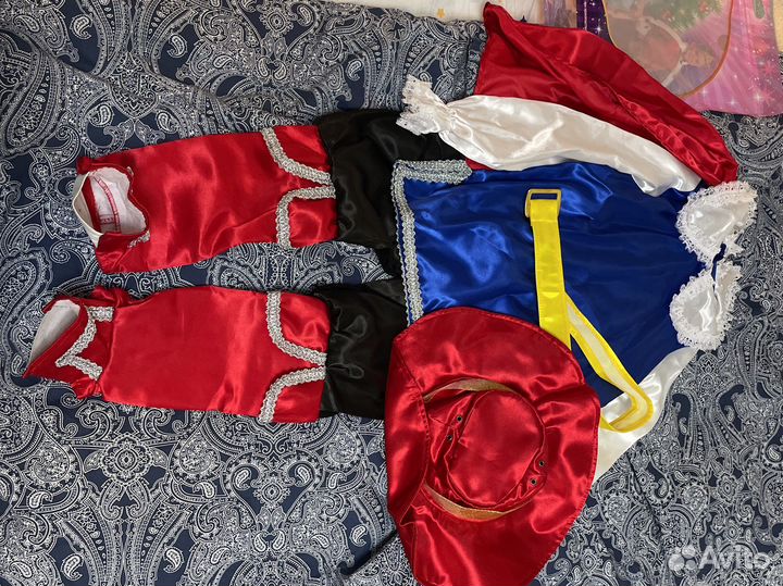 Детский карнавальный костюм «Кот в сапогах»