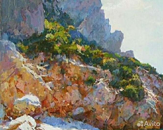 Картина Крым горы и море