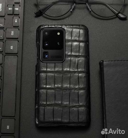 Чехол из кожи крокодила для Samsung