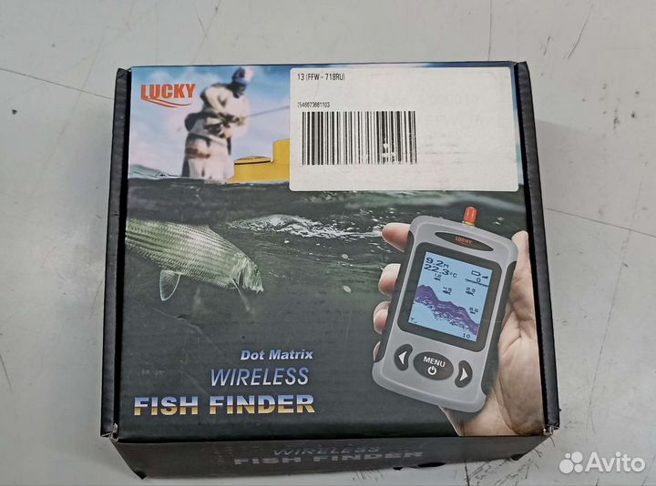 Беспроводной эхолот для рыбалки Lucky FFW718 grey