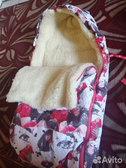 Зимний комбинезон или конверт на выписку