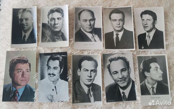 Открытки Актёры советского и зарубежного кино