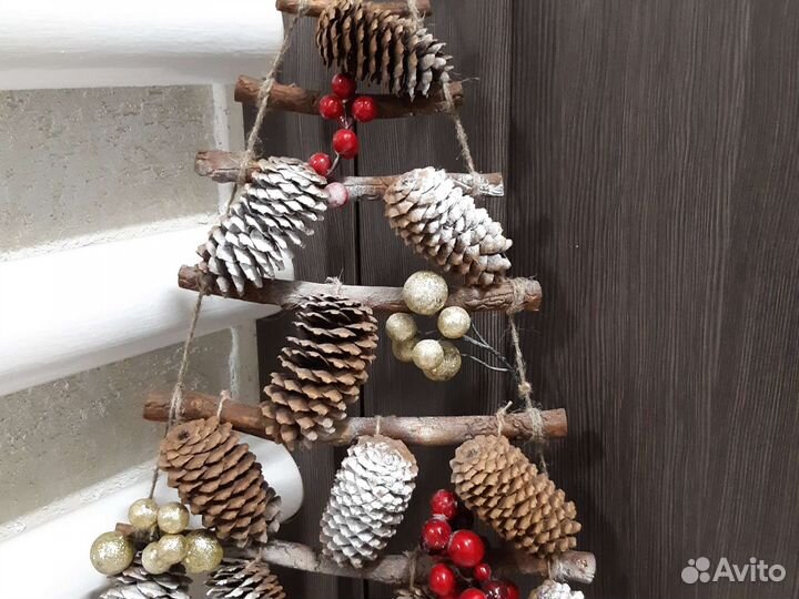 Новогоднее панно Ёлка декортивное украшение