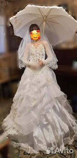 Свадебное платье 42-46 р