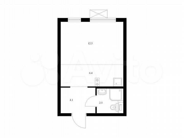 Квартира-студия, 25,5 м², 24/33 эт.