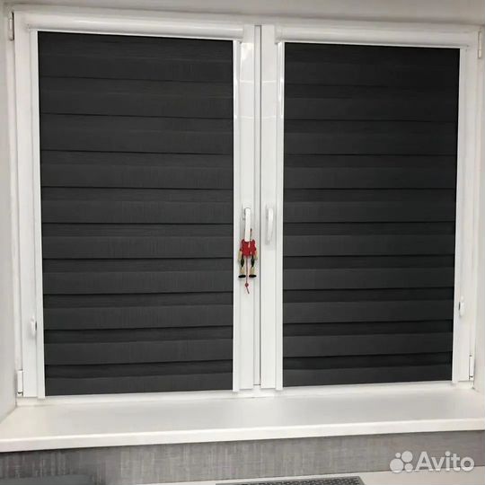 Рулонные шторы день ночь Ушаково