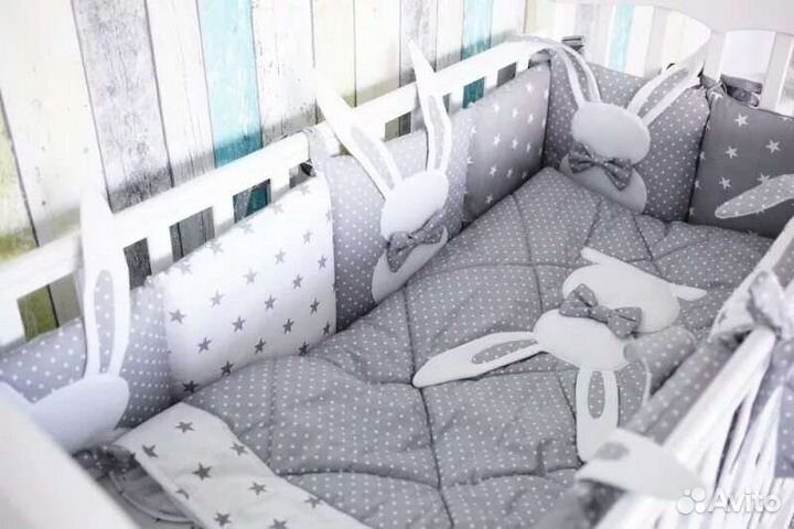 Бортики в кроватку