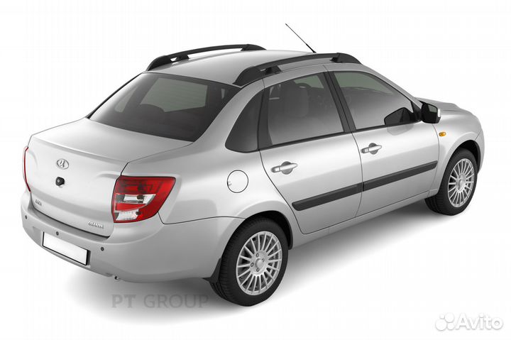 Рейлинги LADA Granta седан черный муар