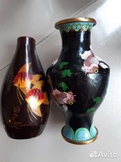 Вазы для цветов. Клуазоне