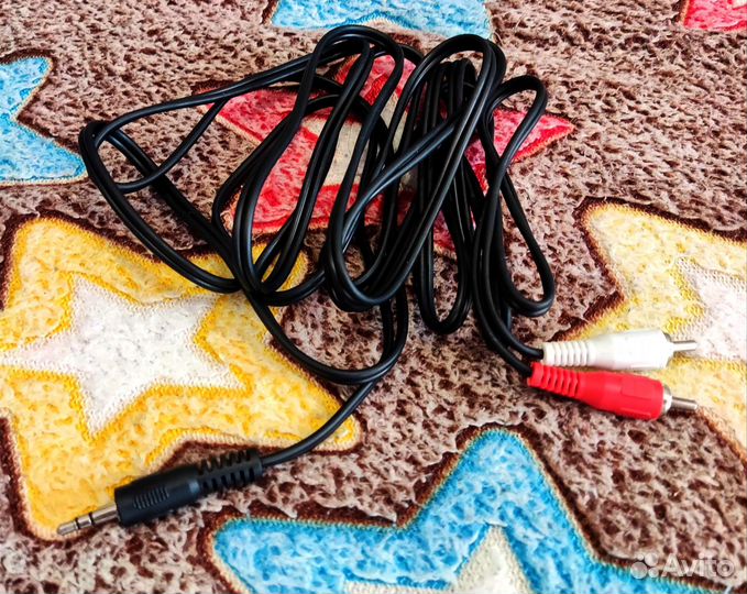 Кабель джек 3.5 мм - 3 RSA аукс