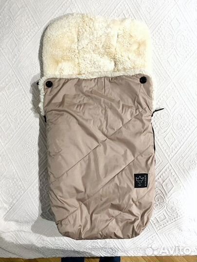 Конверт для коляски меховой kaiser