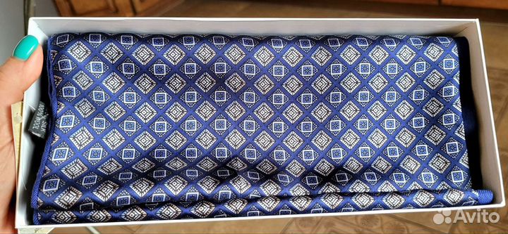 Шарф Кашне Павлопосадское шелк шерсть