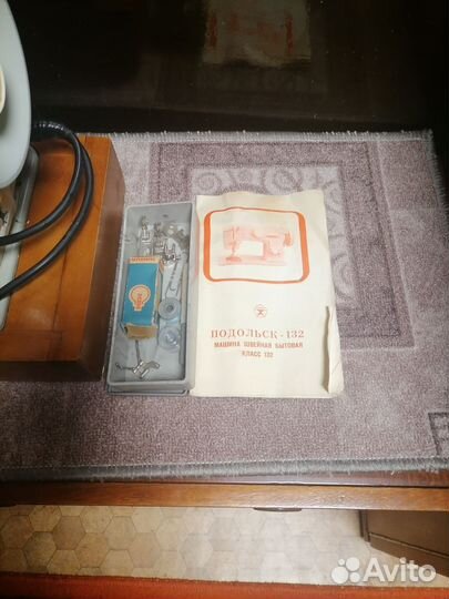 Швейная машинка Подольск с электроприводом