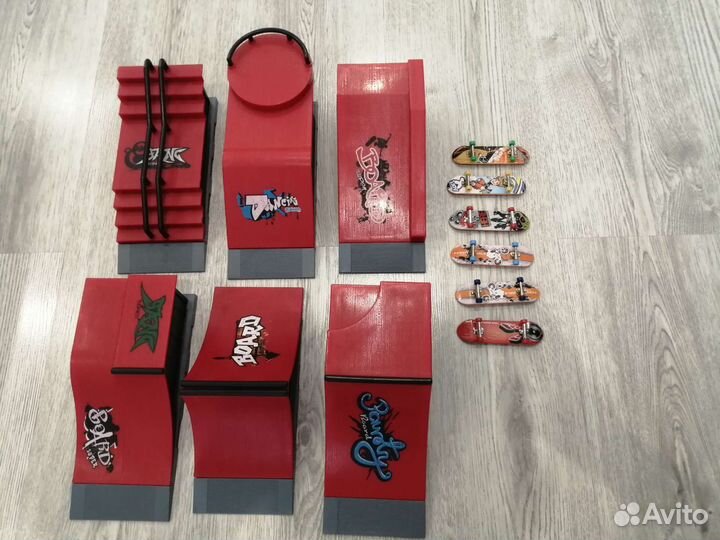 Скейт парк 6в1 для фингербордов