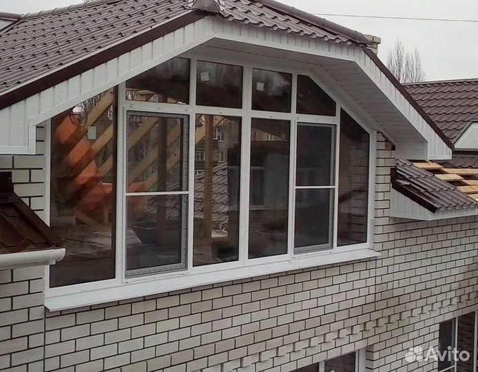 Остекление коттеджа беседки