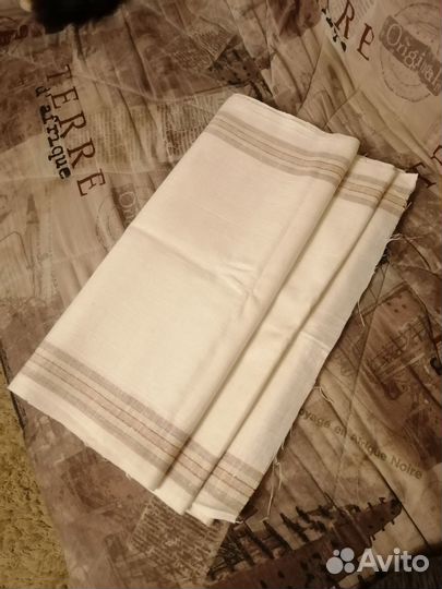 Отрез ткани лен СССР