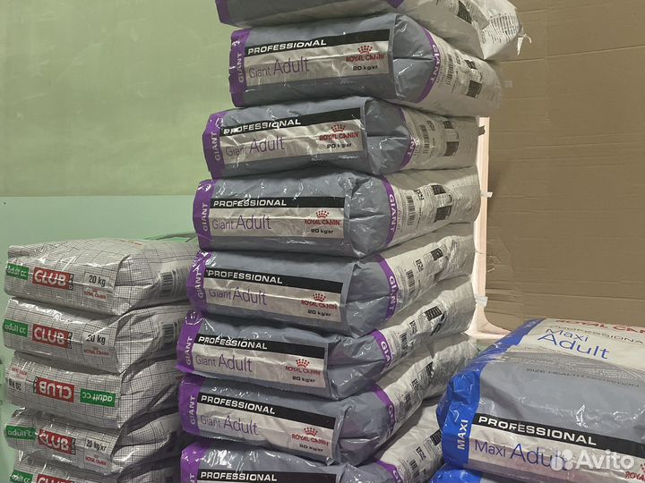 Корм 20 кг Роял Канин Джайнт Эдалт и Клуб сс / не