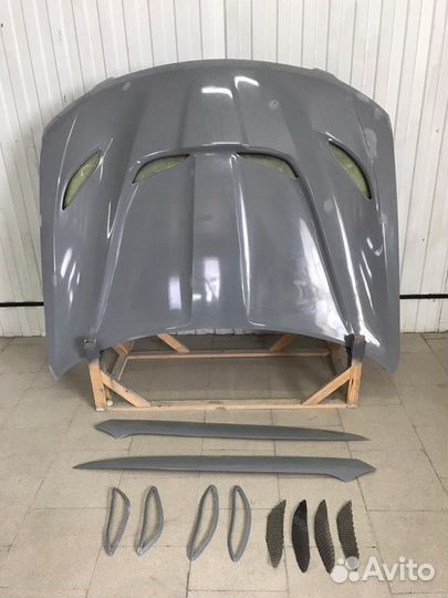 Капот с Жабрами Infiniti FX35/45 S50 2002-2008