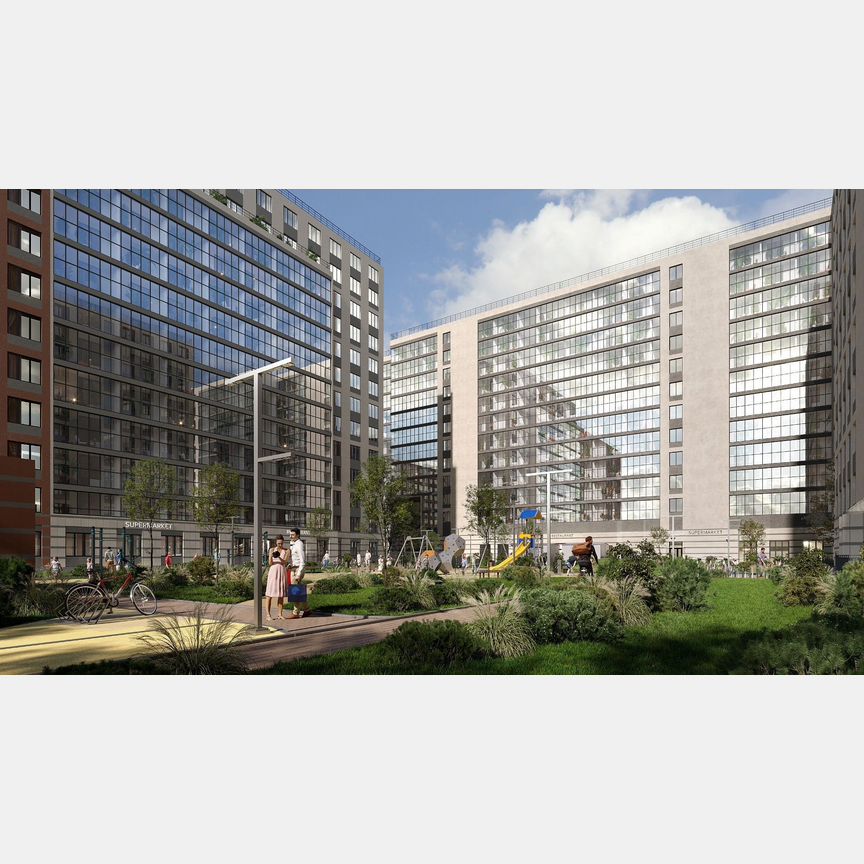 3-к. квартира, 59,8 м², 1/13 эт.