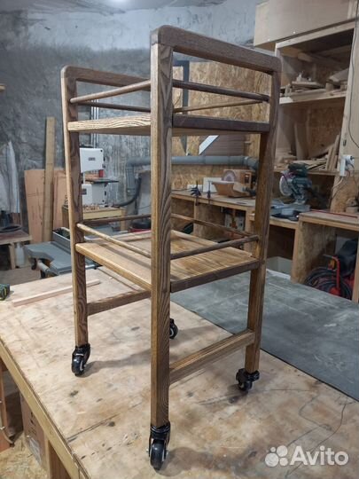 Тележка косметологическая, этажерка на колесах