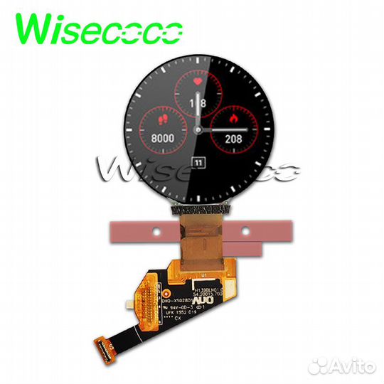 Круглый Oled-дисплей Wisecoco 1,39 дюйма 400x400