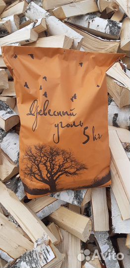 Дрова березовые колотые