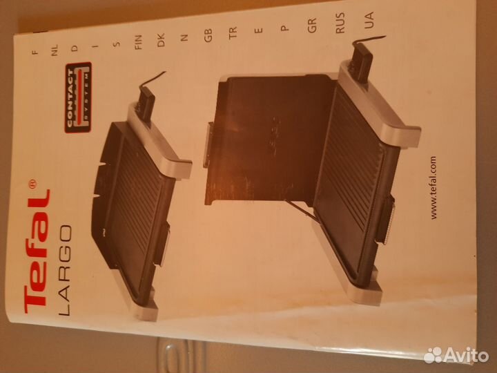 Гриль tefal largo 6502, 2300 W