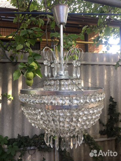 Хрустальная люстра СССР
