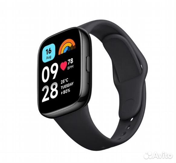 Часы Xiaomi Redmi Watch 3 Active Black RU