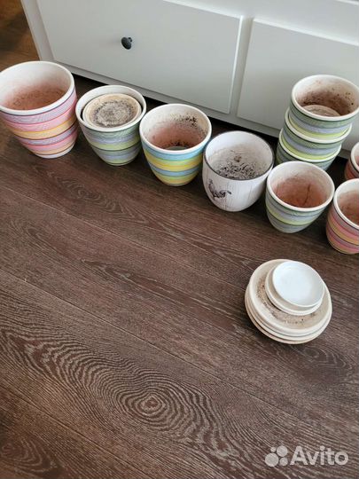 Горшки керамические, кашпо горшки для цветов