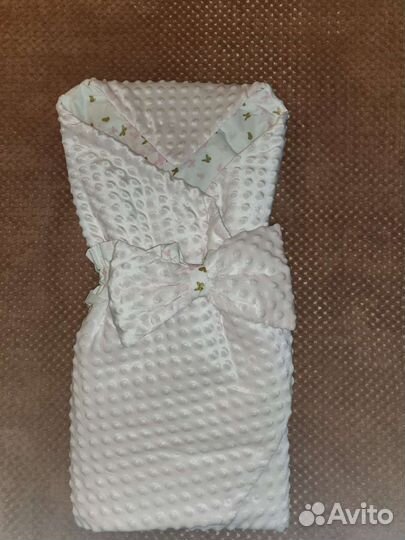 Конверт- одеяло на выписку для девочки, новый