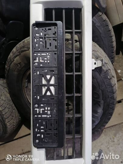 Передний бампер Pajero 4