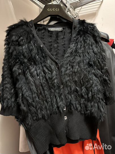 Жилет из кролика женский love republic S