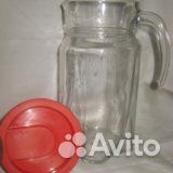 Большой кувшин - стекло и фильтр / кувшин