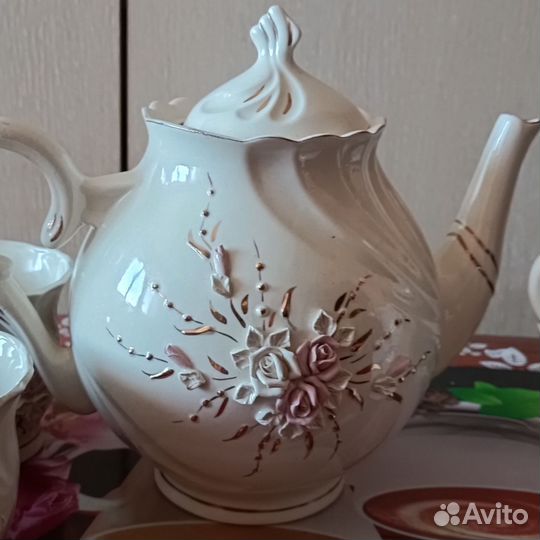 Чайный сервиз, чайник Черепашка