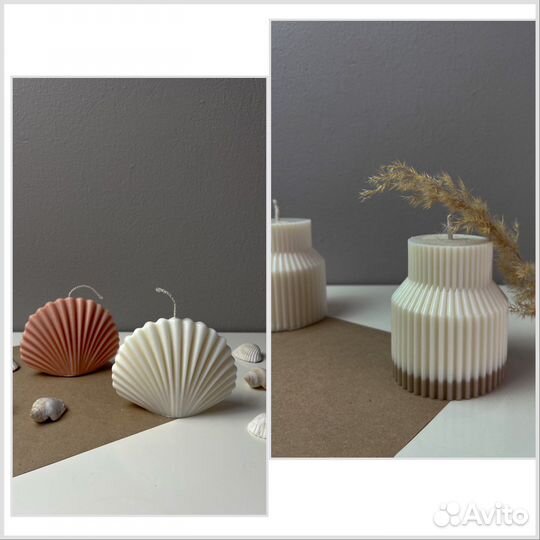 Подарочный набор свечей, свечи ручной работы