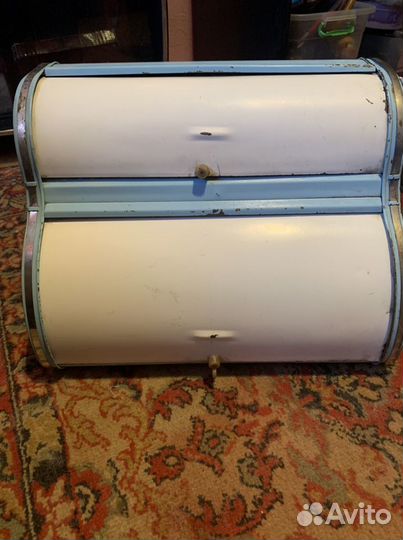 Хлебница двойная металлическая СССР 1988г