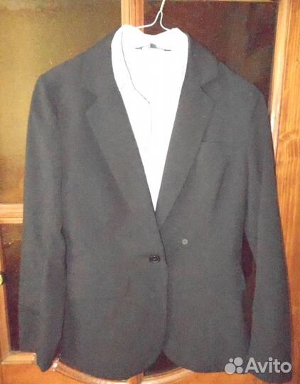 Пиджак чёрный Глория Джинс на девочку рост152