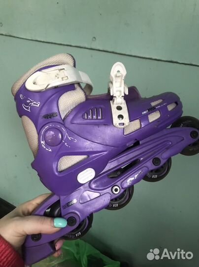Роликовые коньки детские раздвижные