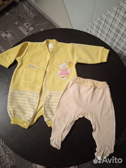 Детские вещи (комплект) 3-9 мес